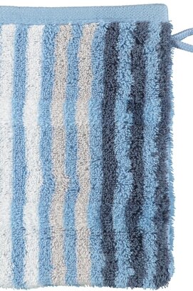 Cawö Noblesse Seasons Washandje Streifen - sky - 16x22