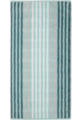 Cawö Noblesse Seasons Badhanddoek Streifen - mint - 80x150