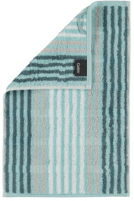 Cawö Noblesse Seasons Gastendoekje Streifen - mint - 30x50