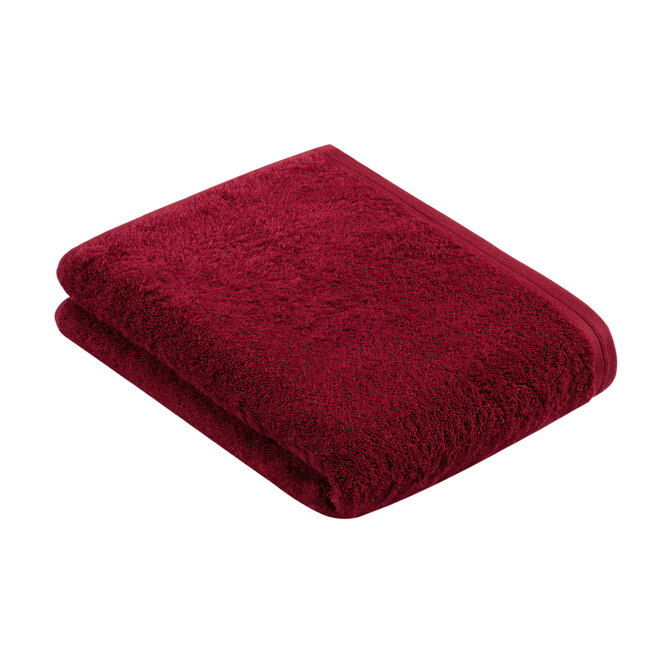 Vossen douchelaken Vegan Life rubin 67x140