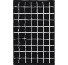 Cawö Zoom Karo Gastendoekje schwarz