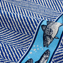 Bunzlau Castle Bunzlau Castle keukendoek Fish royal blue