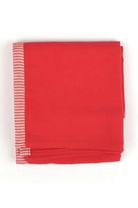 Bunzlau Castle theedoek Solid red 65x65