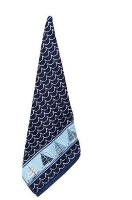 Bunzlau Castle keukendoek Boat dark blue 53x60
