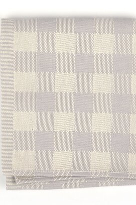 Bunzlau Castle theedoek Check grey 65x65