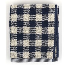 Bunzlau Castle keukendoek Check dark blue 53x60