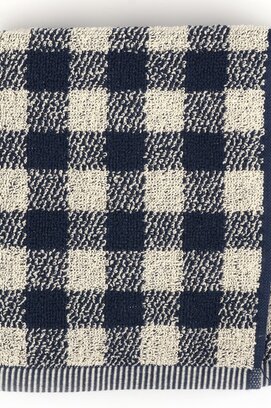 Bunzlau Castle keukendoek Check dark blue 53x60