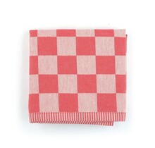 Bunzlau Castle Block theedoek 65x65 Red