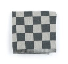 Bunzlau Castle Block theedoek 65x65 Black