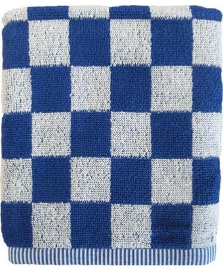 Bunzlau Castle keukendoek Block royal blue 53x60