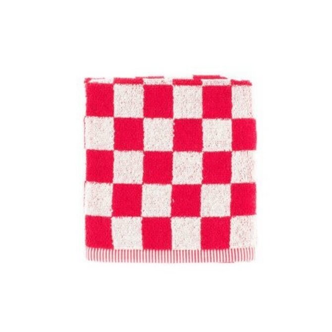 Bunzlau Castle Block keukendoek 53x60 Red