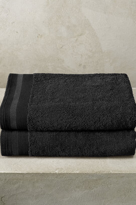 De Witte Lietaer Excellence douchelaken 70x140 Black