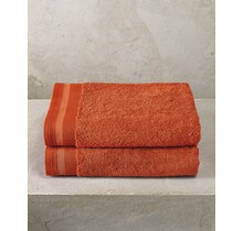 De Witte Lietaer Excellence douchelaken 70x140 Burnt Orange