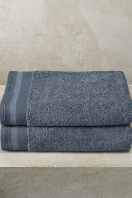 De Witte Lietaer badhanddoek Excellence 70x140 indigo