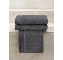 De Witte Lietaer Excellence gastendoekje 40x60 Dark Grey