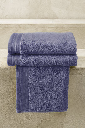 De Witte Lietaer Excellence gastendoekje 40x60 Sapphire Blue