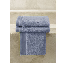 De Witte Lietaer Excellence gastendoekje 40x60 Stone Blue