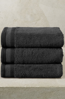 De Witte Lietaer Excellence handdoek 50x100 Black