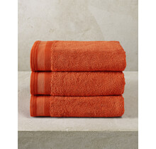 De Witte Lietaer Excellence handdoek 50x100 Burnt Orange