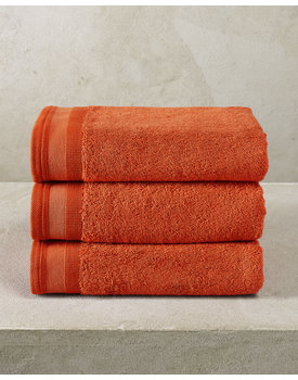 De Witte Lietaer handdoek Excellence 50x100 burnt orange