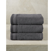 De Witte Lietaer Excellence handdoek 50x100 Dark Grey