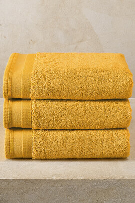 De Witte Lietaer Excellence handdoek 50x100 Golden Yellow