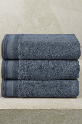 De Witte Lietaer Excellence handdoek 50x100 Indigo