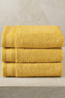 De Witte Lietaer Excellence handdoek 50x100 Ochre