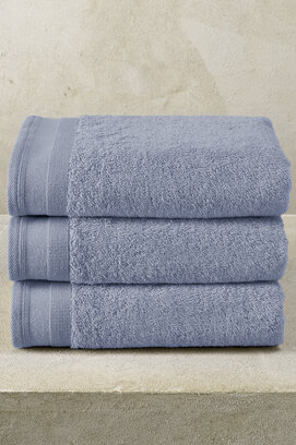 De Witte Lietaer Excellence handdoek 50x100 Stone Blue