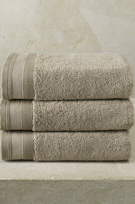 De Witte Lietaer Excellence handdoek 50x100 Taupe