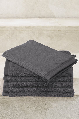 De Witte Lietaer washand Excellence 16x22 dark grey