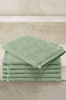 De Witte Lietaer Excellence washandje 16x21 Sea Green