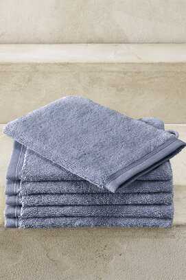 De Witte Lietaer Excellence washandje 16x21 Stone Blue