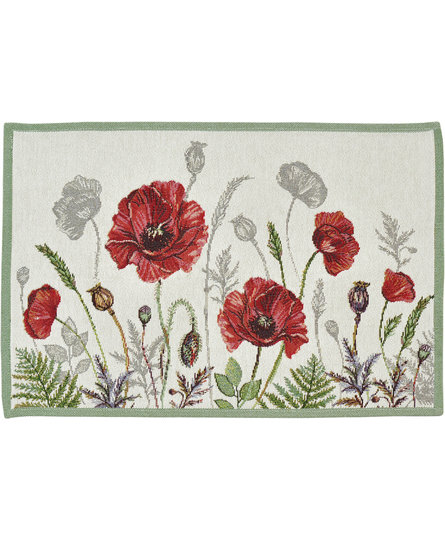 Sander placemat Poppy meadow