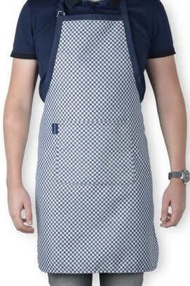 Bunzlau Castle Schort checkered blauw