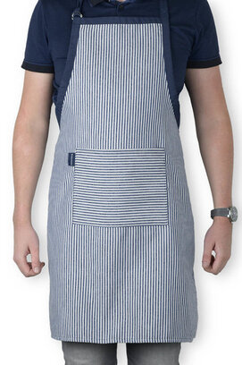 Bunzlau Castle Stripes keukenschort 83x32 Blue