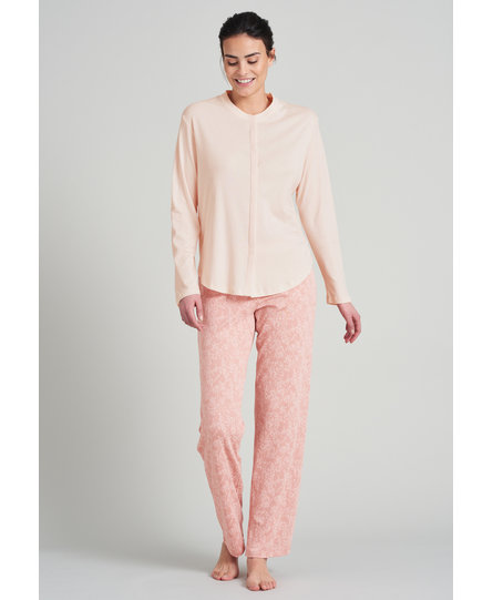 Schiesser damespyjama 175550 soft rose