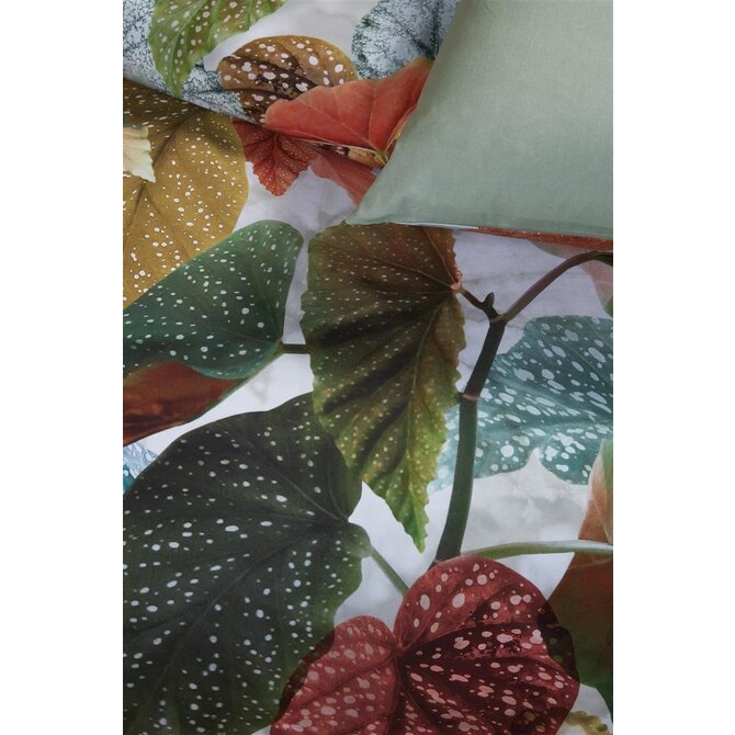 Beddinghouse Begonia Dekbedovertrek  Groen 200 x 200/220 cm + 2x 60 x 70 cm