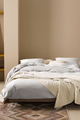 Essenza Minte Dekbedovertrek 140x220+60x70 Grey
