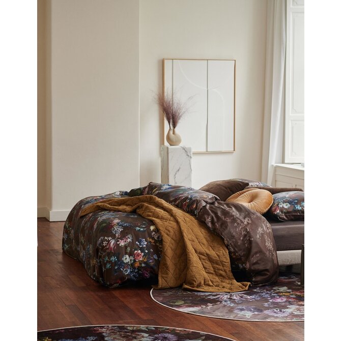Essenza Isabelle Dekbedovertrek 260x220+2/60x70 Darkest Brown