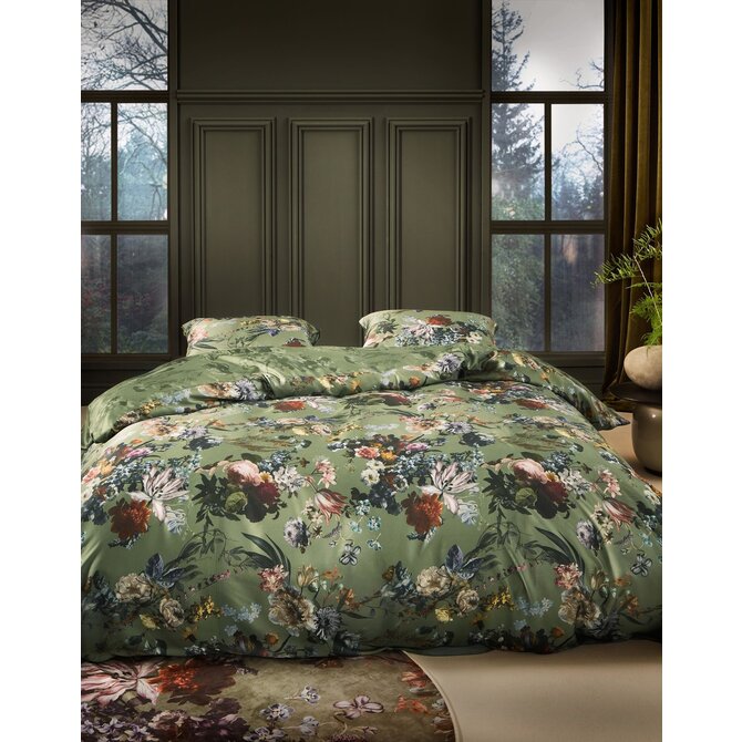 Essenza Isabelle Dekbedovertrek 200x220+2/60x70 Forest green