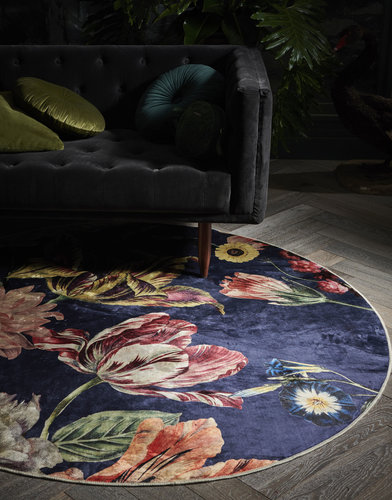Essenza Essenza Filou Finest Carpet Rond 180 Dark blue