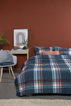 Beddinghouse Duke Dekbedovertrek  Blauw 60 x 70 cm