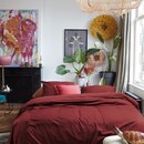 At Home by Beddinghouse At Home by BeddingHouse Tender Dekbedovertrek  Donker Rood 140 x 200/220 cm