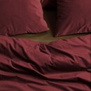 At Home At Home by BeddingHouse Tender Dekbedovertrek  Donker Rood 200 x 200/220 cm