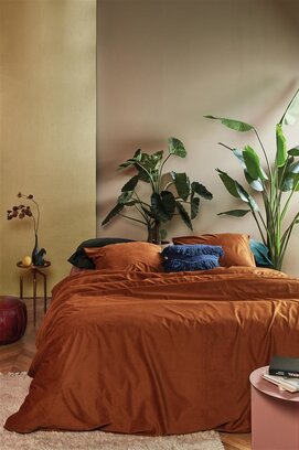 At Home by BeddingHouse Cosy Corduroy Dekbedovertrek  Terra 140 x 200/220 cm