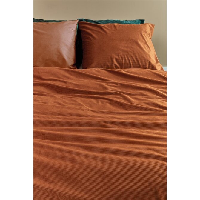 At Home by BeddingHouse Cosy Corduroy Dekbedovertrek  Terra 200 x 200/220 cm At Home by BeddingHouse Cosy Corduroy Dekbedovertrek  Terra 200 x 200/220 cm