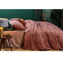 At Home by BeddingHouse Cosy Corduroy Dekbedovertrek  Roze 60 x 70 cm