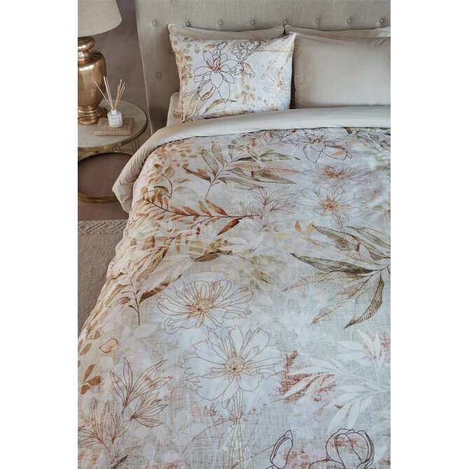 Rivièra Maison Everlasting Dekbedovertrek - Naturel 200 x 200/220 cm + 2x 60 x 70 cm