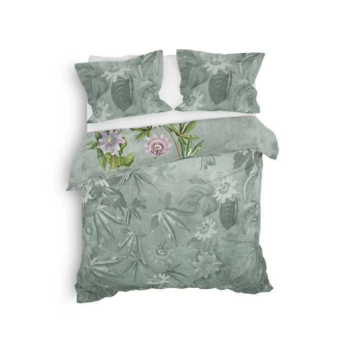 Heckett & Lane Bertil Dekbedovertrek Laurel Green 200x200/220